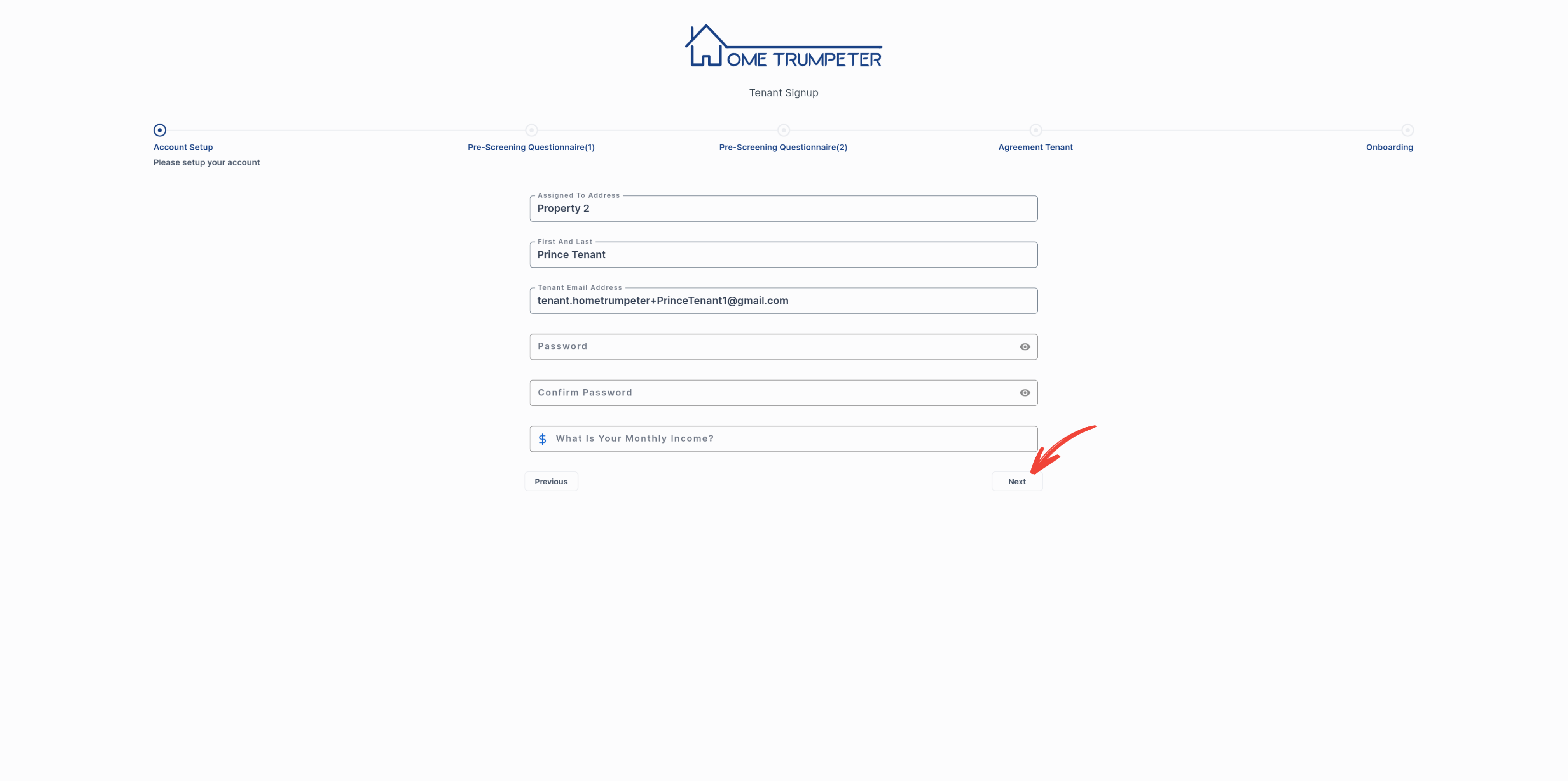 Getting started as a tenant-Accept invitation_Step 2